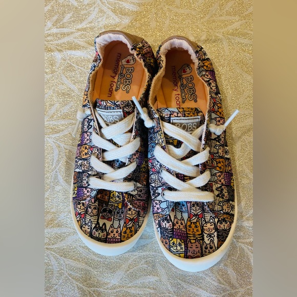 Skechers Women's BOBS Beach Bingo Kitty Cruiser Shoe size 7.5 - Picture 4 of 9